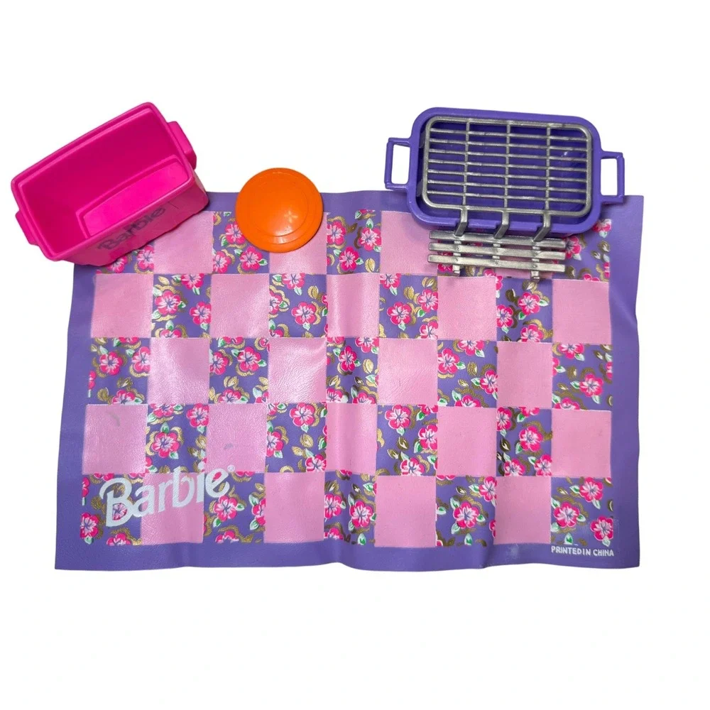Vintage 1991 Barbie Tropical Splash Picnic Set ARCO‎ (Mattel)